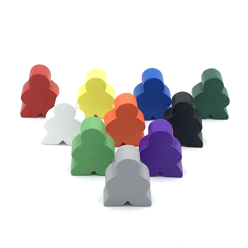 Board Game Catan - 10 sztuk duży rozmiar 20*23*10mm drewniane