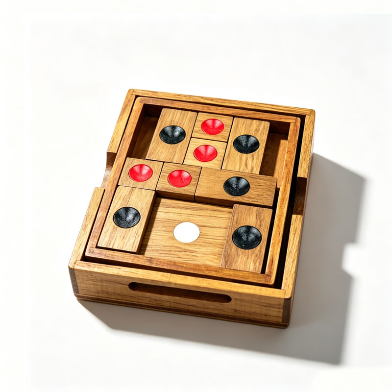 Board Game Family - Klasyczna układanka HuaRongDao, drewniane łamigłówki z