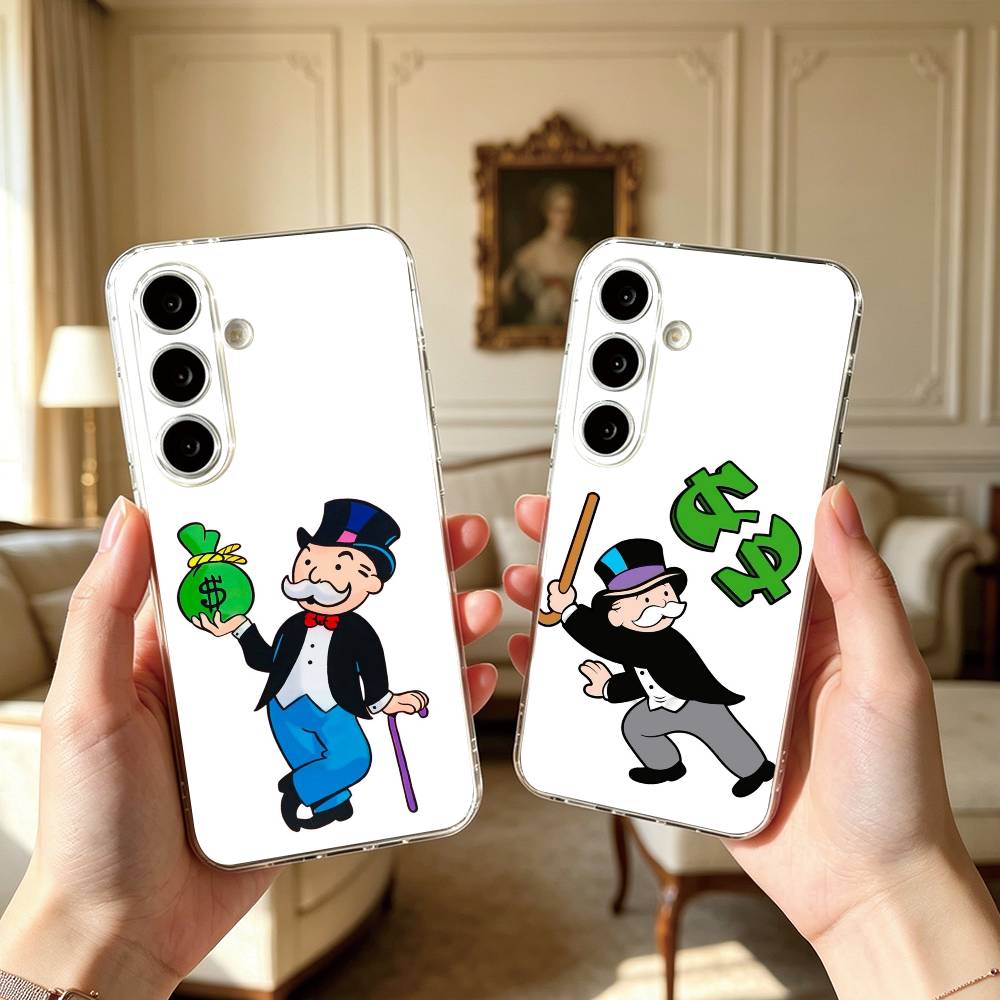 Board Game Quote - Etui na telefon MonopolyES przezroczyste silikonowe