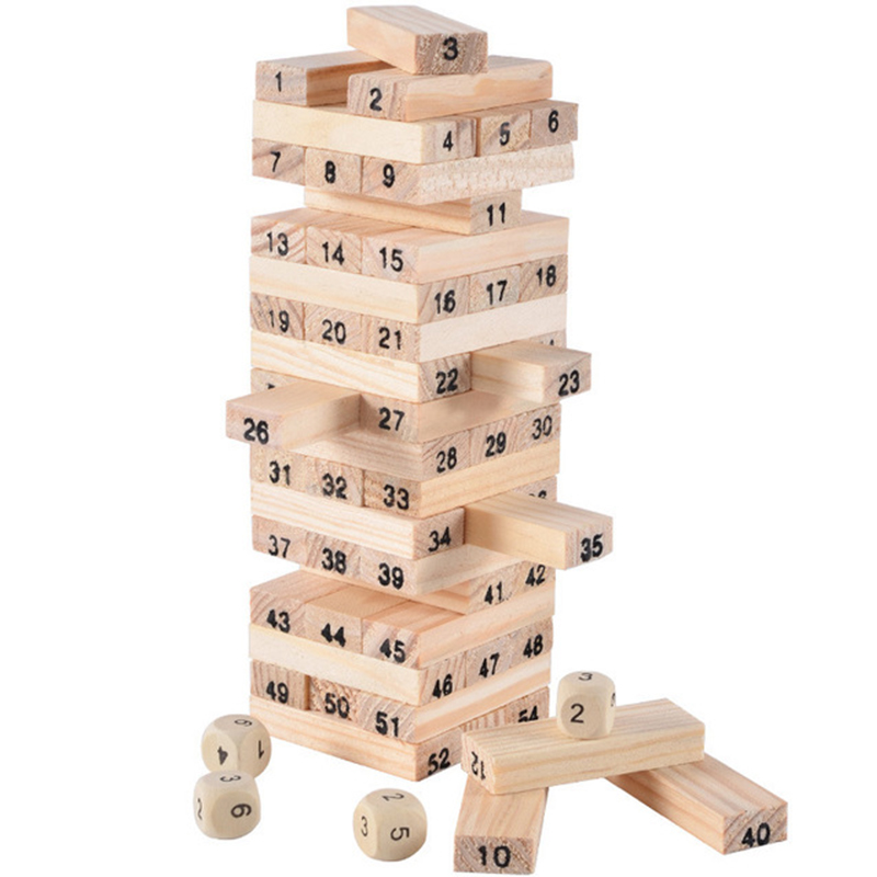 Board Game Monopoli - 54 szt. Klocki zabawki śmieszne Mini