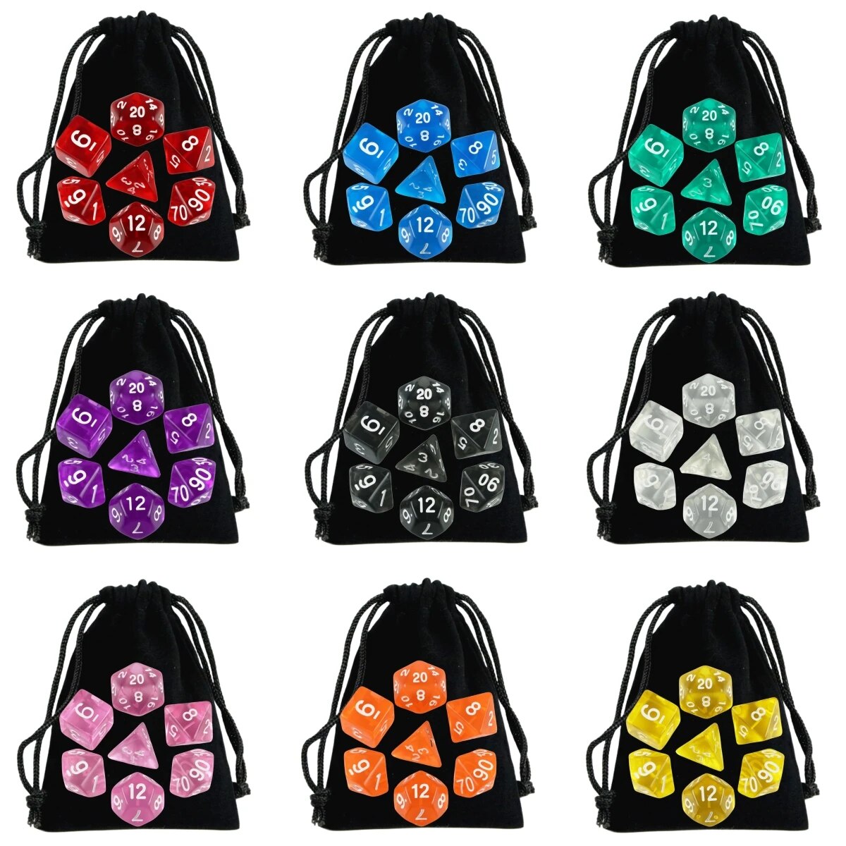 Board Game Dnd - DND Dice Polyhedral Dice RPG Wysokiej