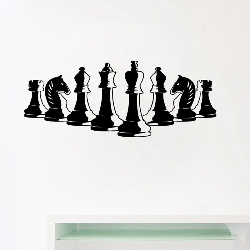 Board Game Quote - Szachy fototapeta dekoracja sypialni strategiczna gra