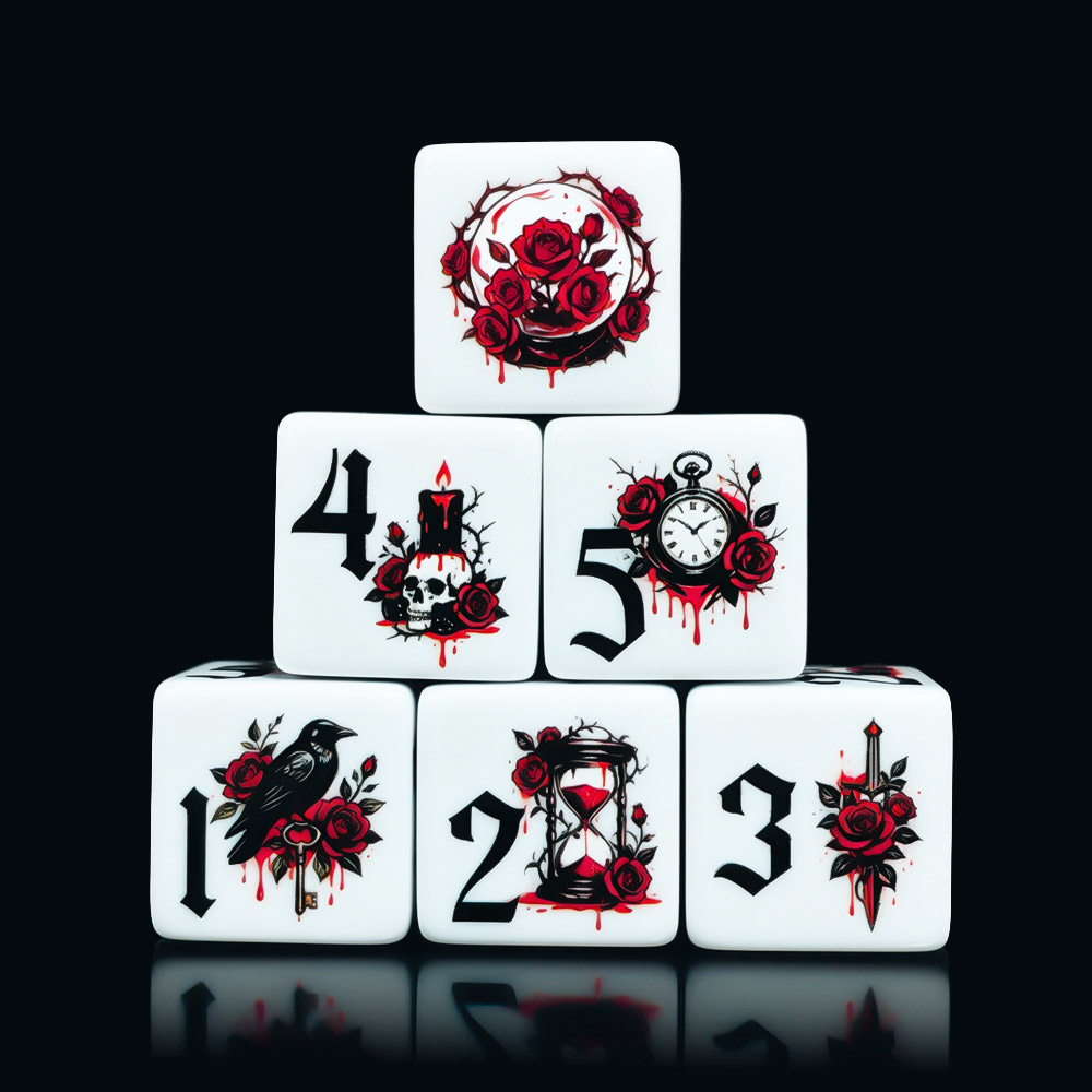 12 szt. Gotyckie Róże 16MM Dru – Board Game Dnd recenzja i cena