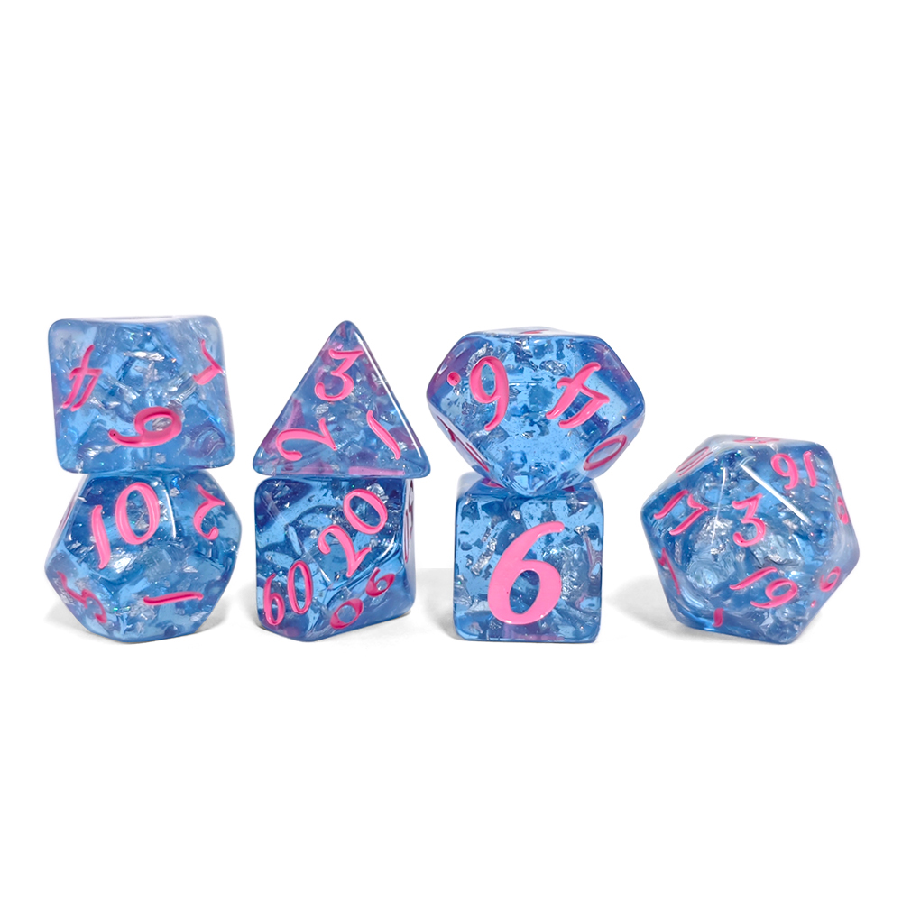 7 sztuk/zestaw Niebieskie Kost – Board Game Dnd recenzja i cena