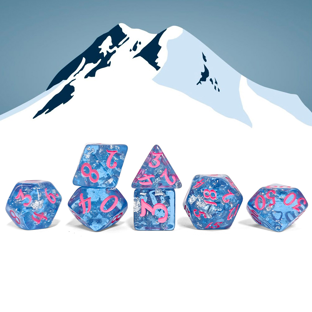 7 sztuk/zestaw Niebieskie Kost – Board Game Dnd recenzja i cena