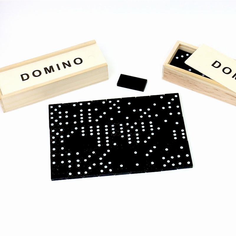 28 sztuk czarnych domino drewn – Board Game Monopoli recenzja i cena