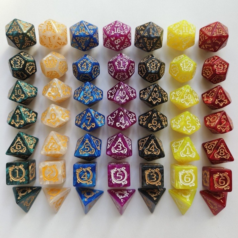 7-częściowy zestaw wielościeni – Board Game Dnd recenzja i cena