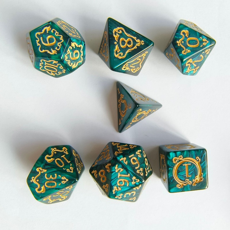 7-częściowy zestaw wielościeni – Board Game Dnd recenzja i cena