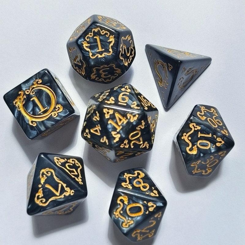 7-częściowy zestaw wielościeni – Board Game Dnd recenzja i cena