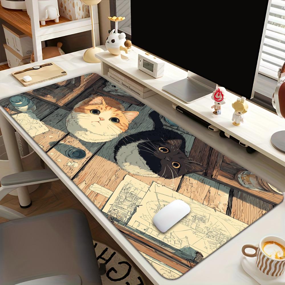 Urocza ilustracja kota, duża p – Play Mat Neoprene recenzja i cena