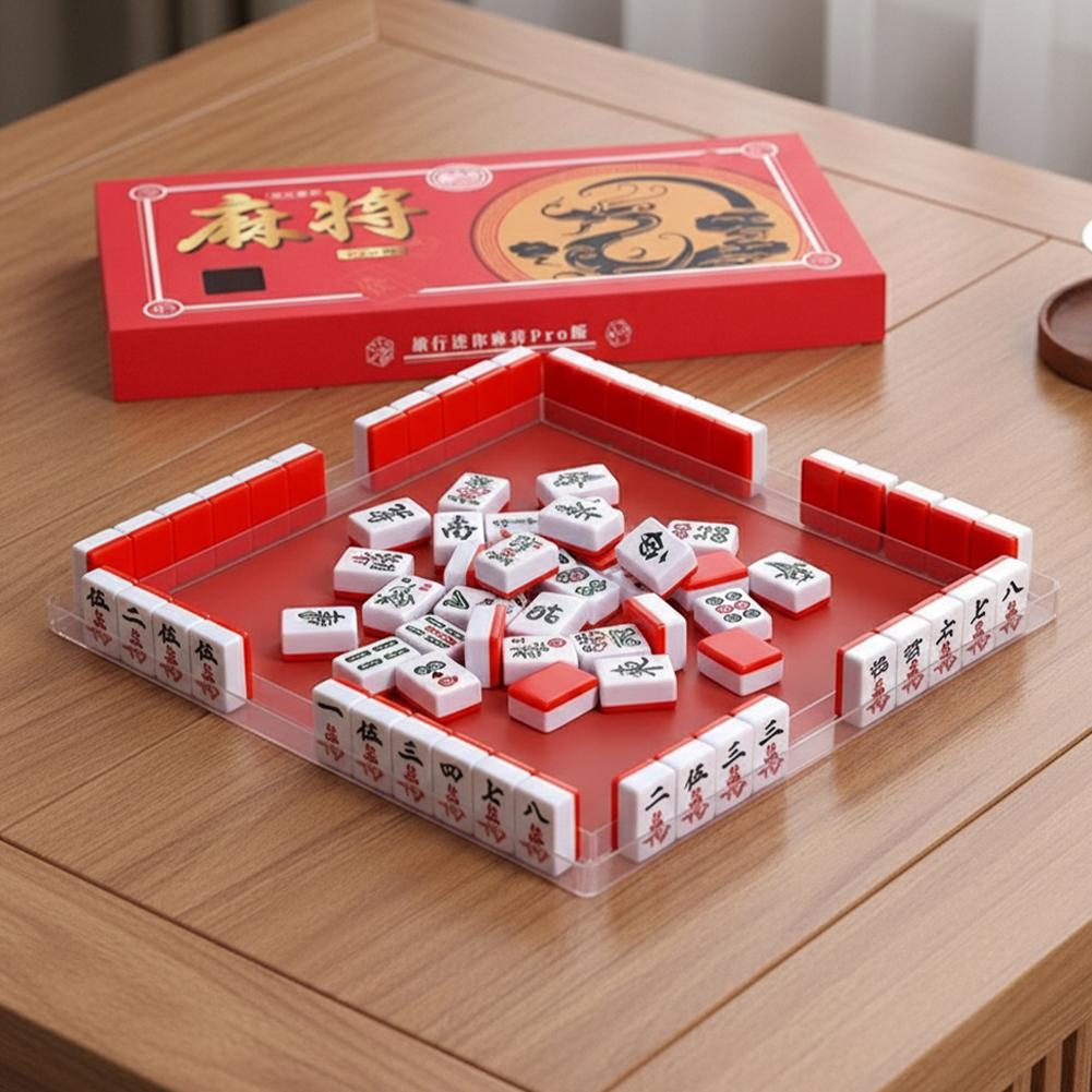 Przenośny Mini Zestaw Mahjong  – Board Game Family recenzja i cena