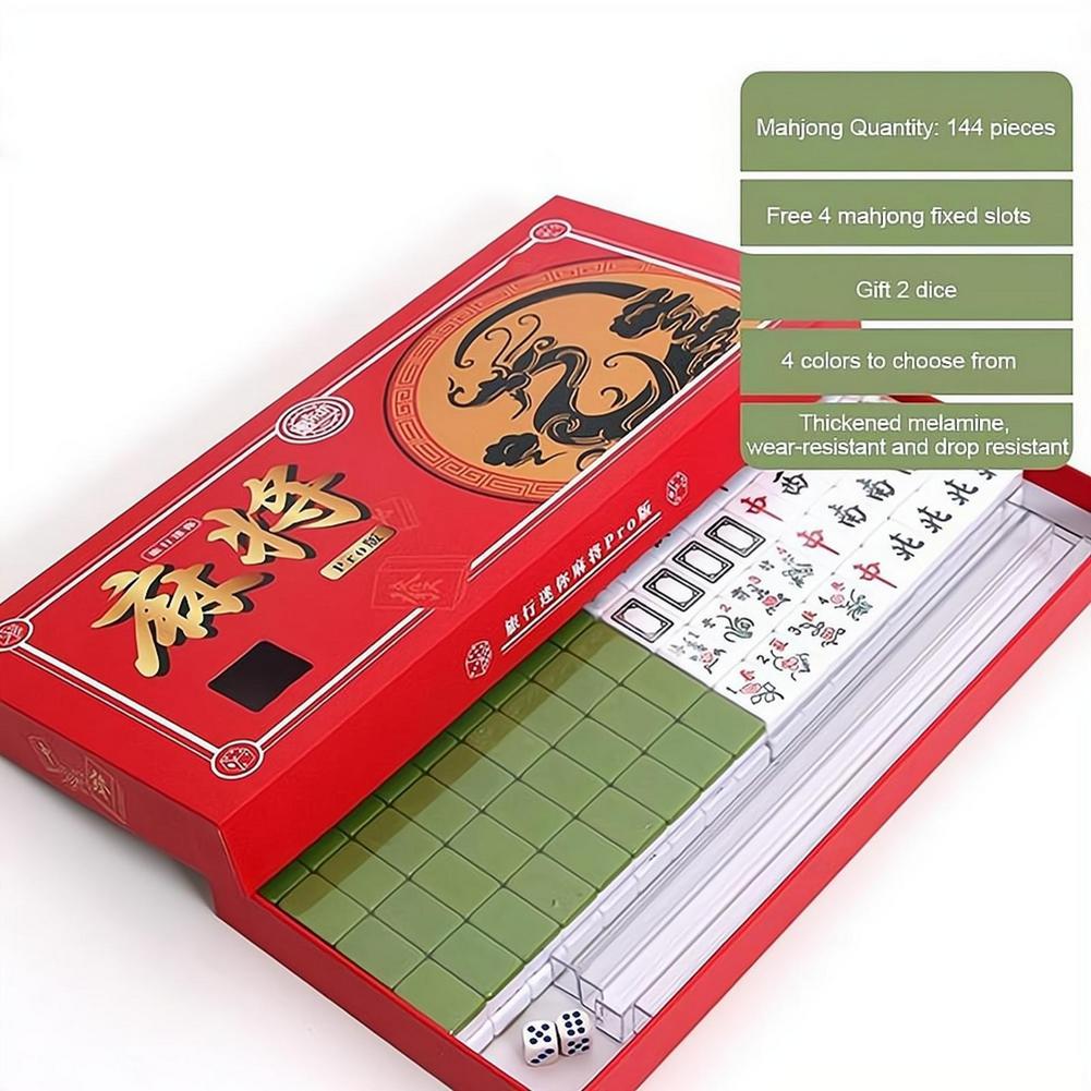 Przenośny Mini Zestaw Mahjong  – Board Game Family recenzja i cena