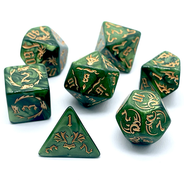 7-częściowy zestaw akrylowych  – Board Game Dnd recenzja i cena