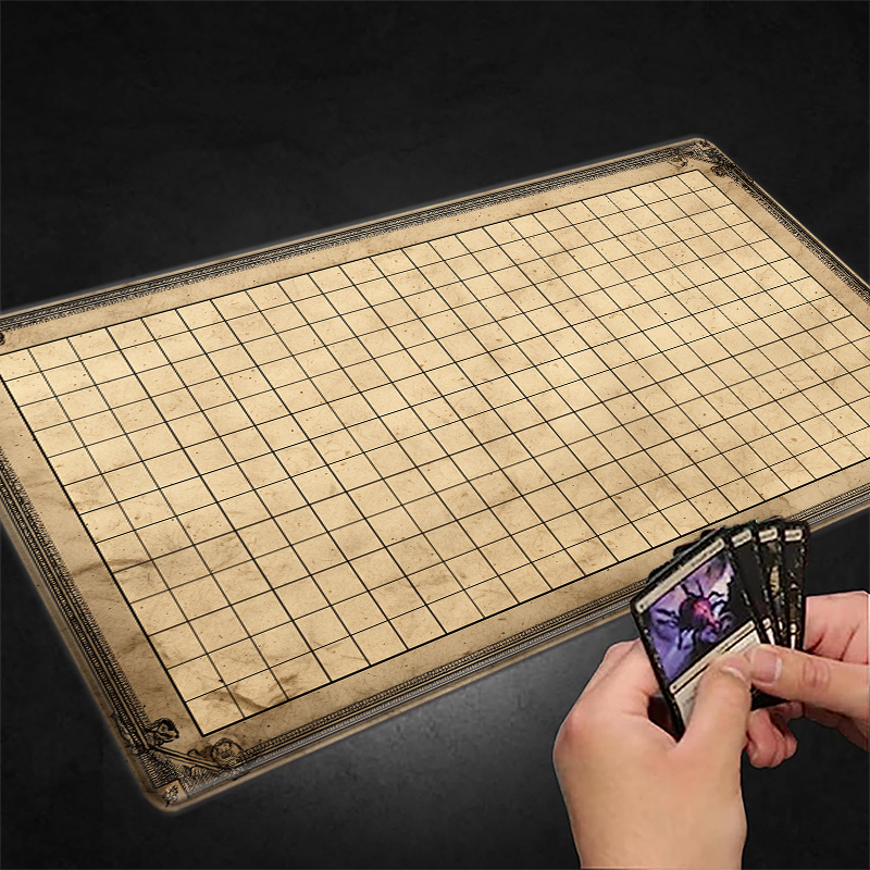 Vintage Grid Tabletop Game Mat – Play Mat Neoprene recenzja i cena