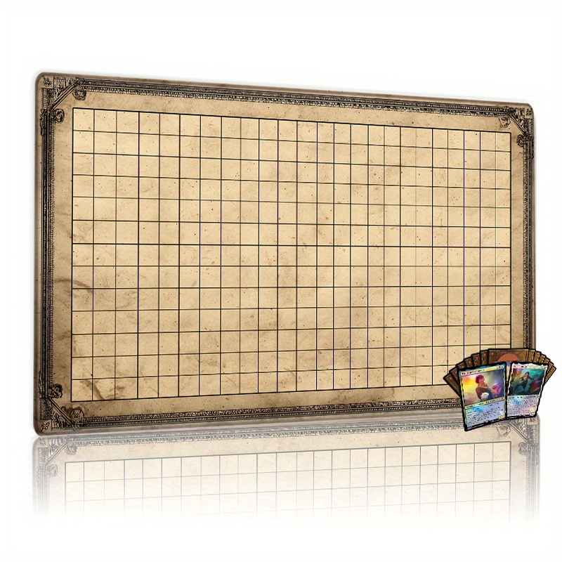 Vintage Grid Tabletop Game Mat – Play Mat Neoprene recenzja i cena