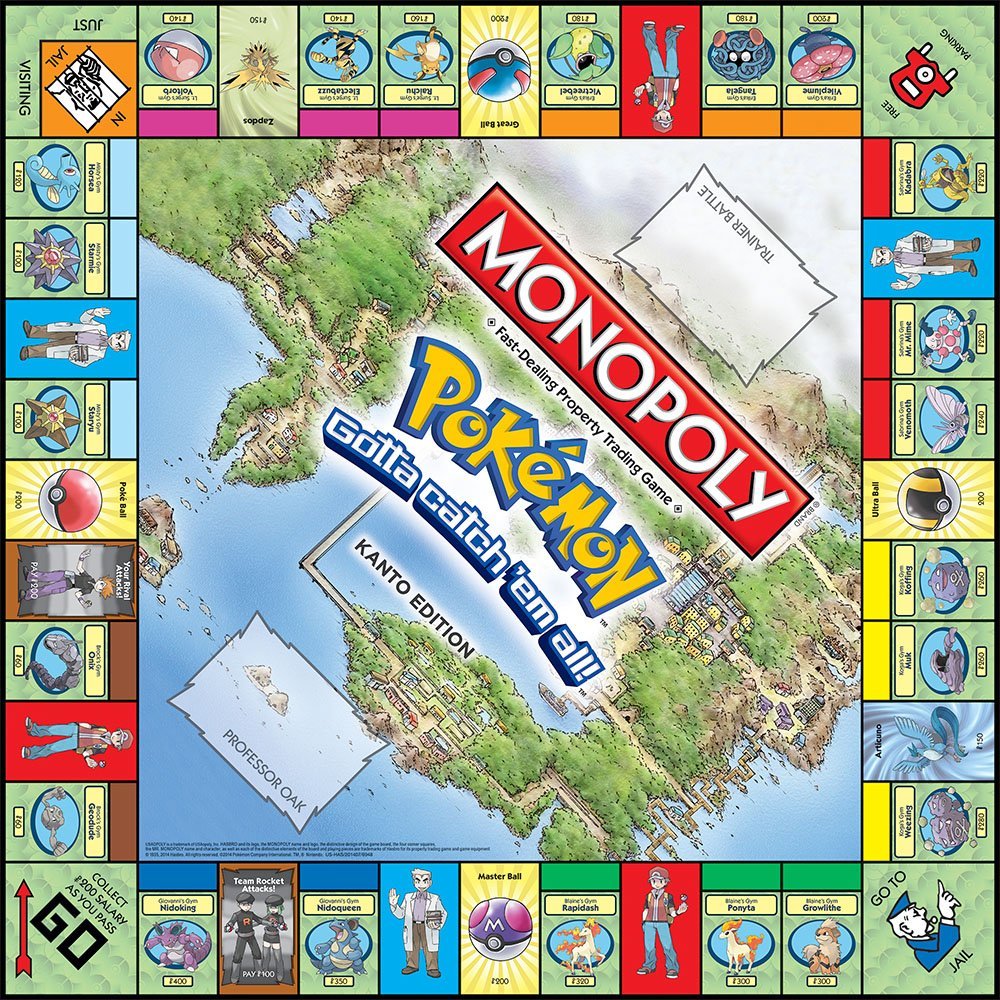 MONOPOLY Gra Planszowa Pokemon – Board Game Monopoli recenzja i cena