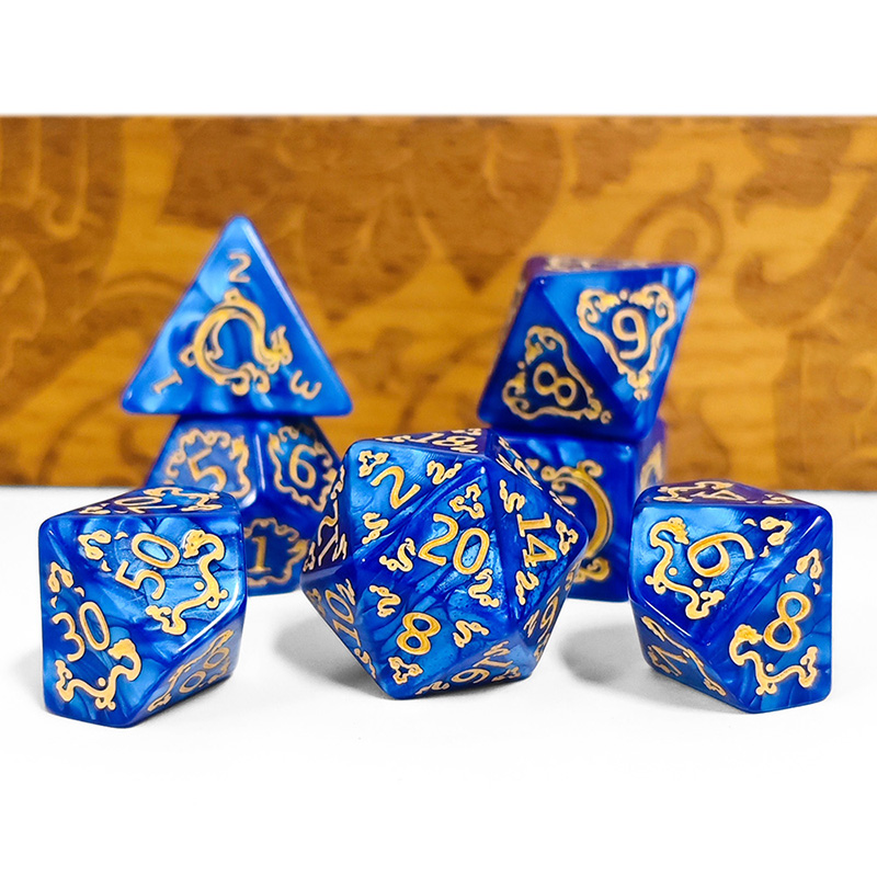 7-częściowy zestaw kości DND z – Board Game Dnd recenzja i cena
