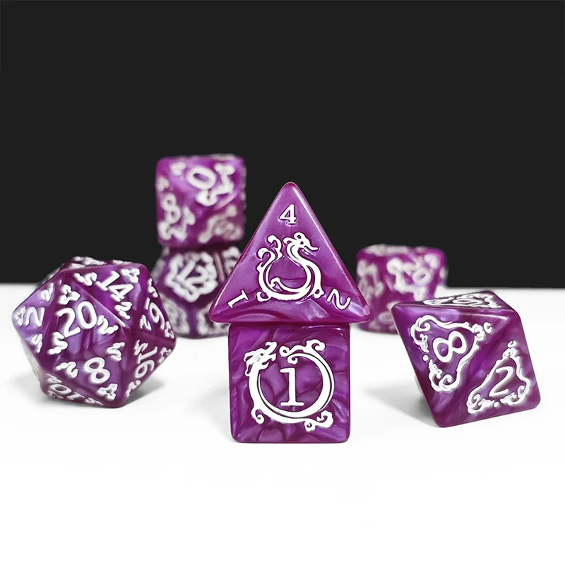 7-częściowy zestaw kości DND z – Board Game Dnd recenzja i cena