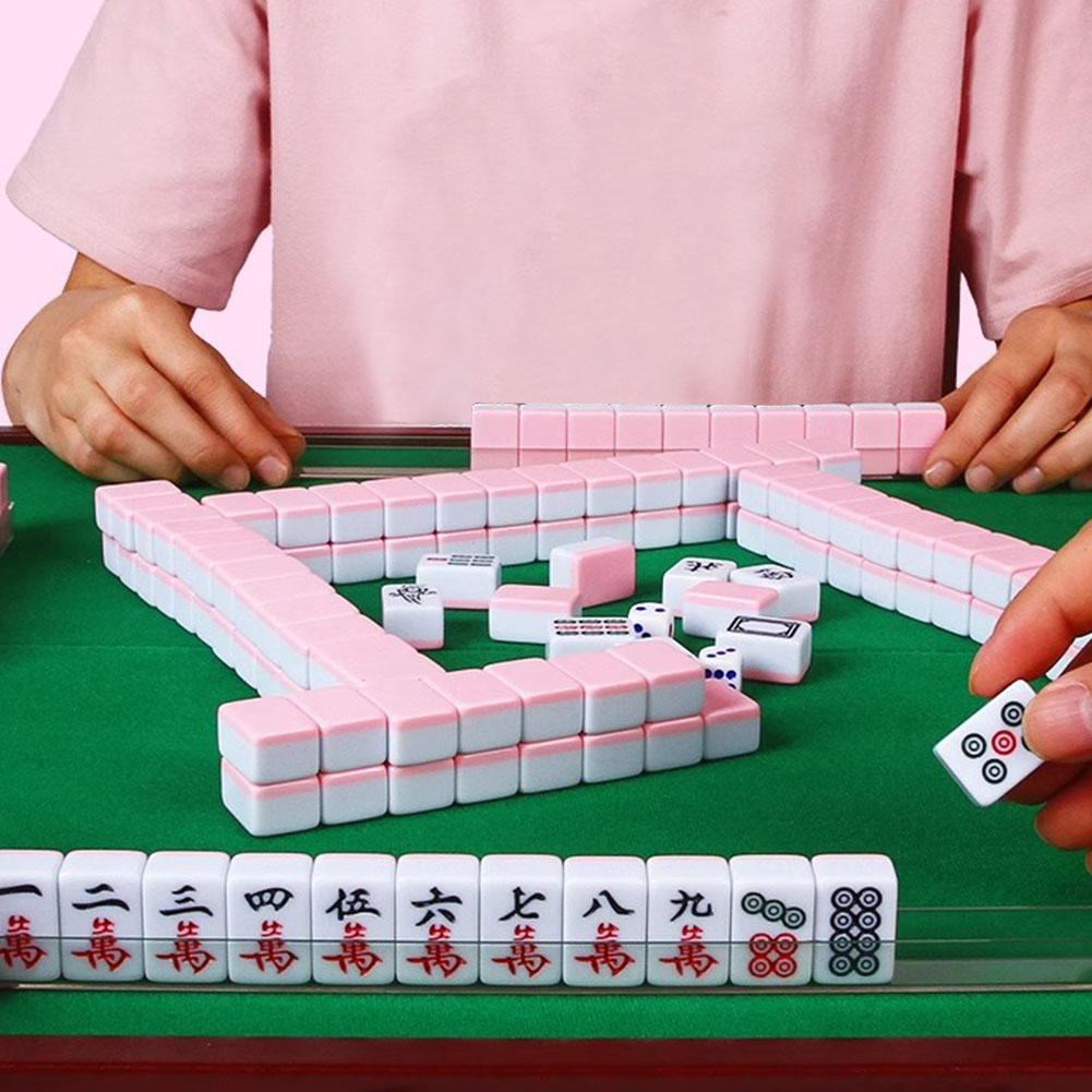 Przenośny Mini Zestaw Mahjong  – Board Game Family recenzja i cena