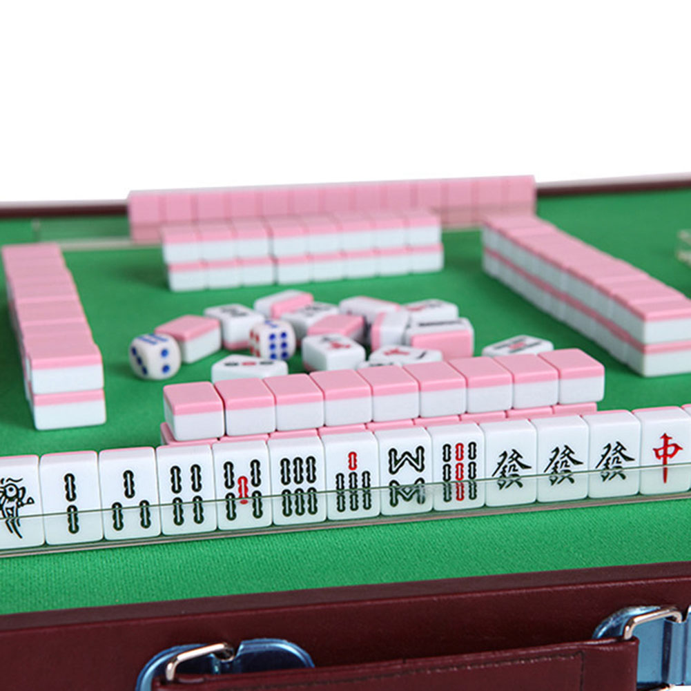 Przenośny Mini Zestaw Mahjong  – Board Game Family recenzja i cena