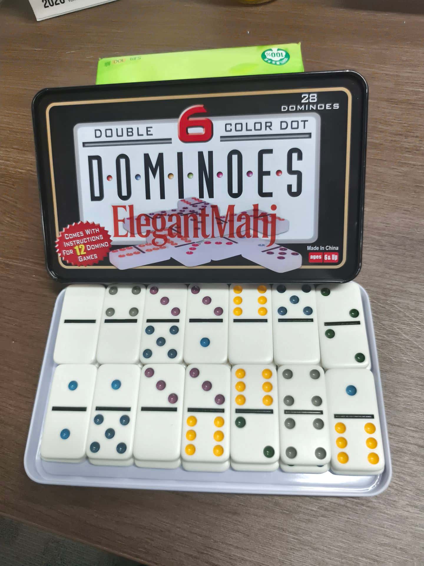 Elegancki zestaw domino Double – Board Game Family recenzja i cena