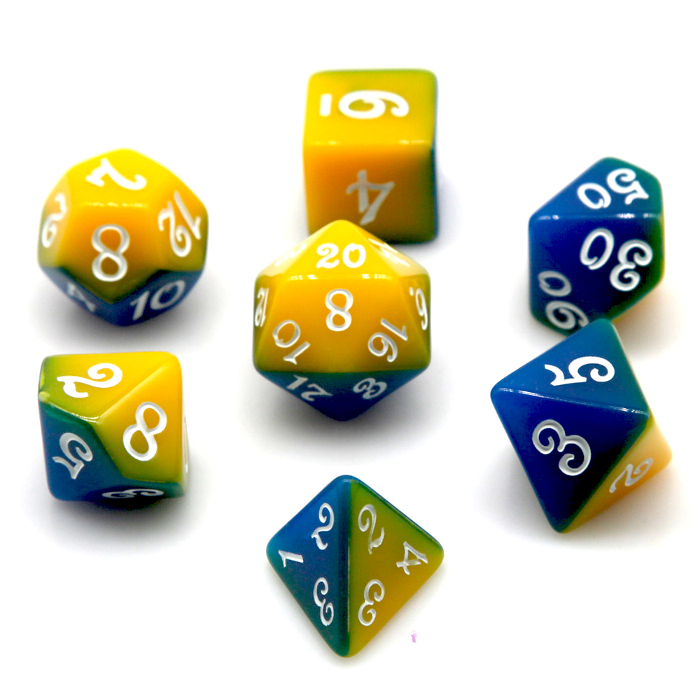 Niebiesko-żółty dwukolorowy ze – Board Game Dnd recenzja i cena