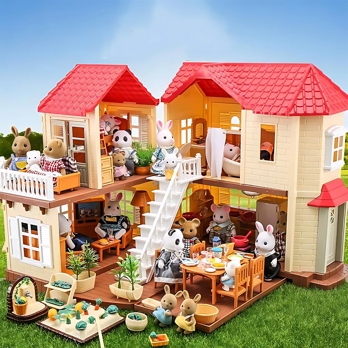 Miniaturowe meble 1:12 do domk – Miniature Terrain Set recenzja i cena